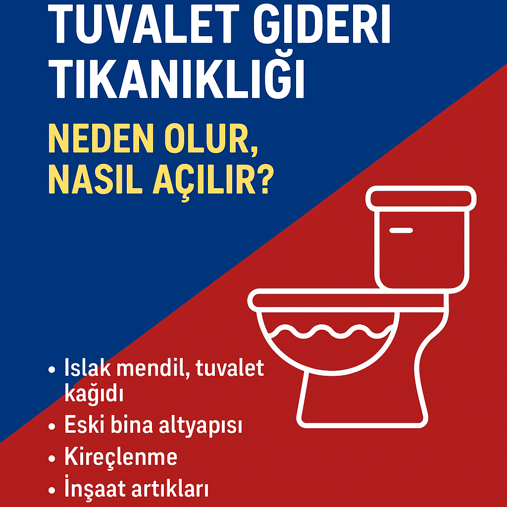Ergene Tuvalet Gideri Tıkanıklığı: Neden Olur, Nasıl Açılır? Pratik ve Kalıcı Çözüm Yöntemleri